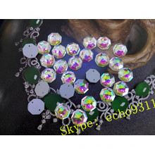 Hexagon Shape Sew on Loose Glass Stones for Clothing (DZ-1189)